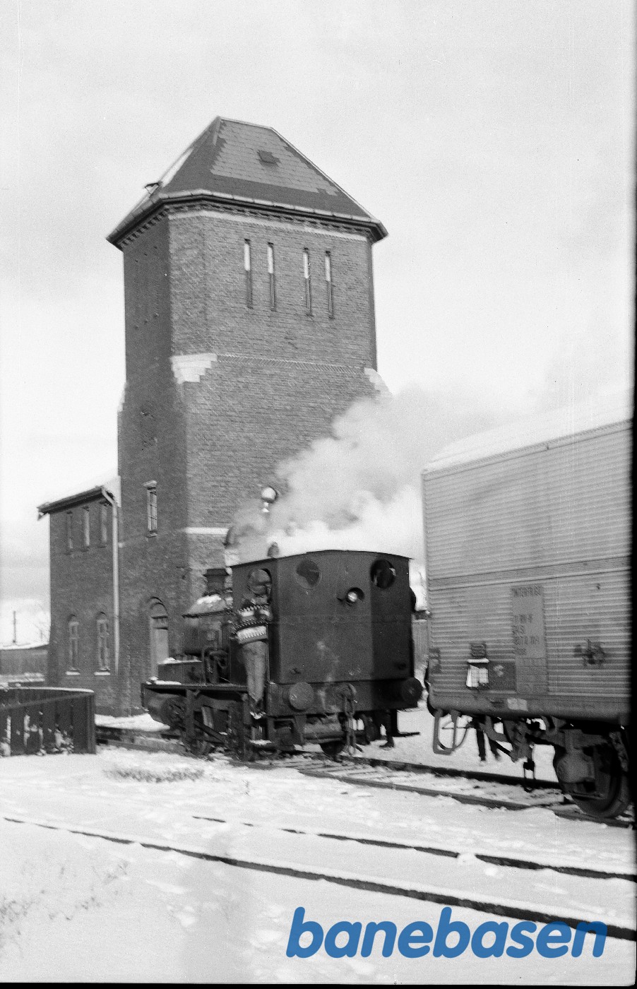 Prøvekørsel af damplokomotiv ØG nr. 1 Prøvekørsel af damplokomotiv ØG nr. 1