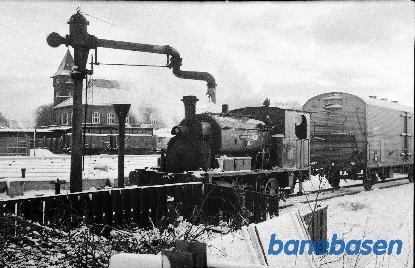 Prøvekørsel af damplokomotiv ØG nr. 1 Prøvekørsel af damplokomotiv ØG nr. 1