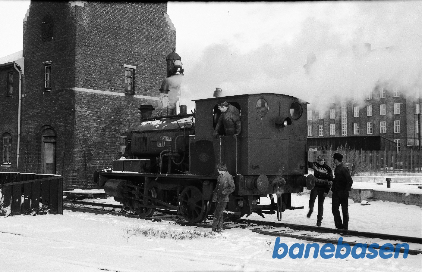 Prøvekørsel af damplokomotiv ØG nr. 1 Prøvekørsel af damplokomotiv ØG nr. 1