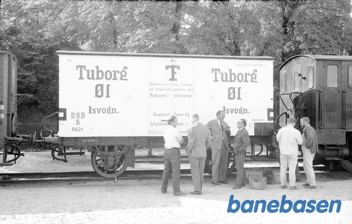 Præsentation af istandsat TUBORG-vogn DSB/S 9821 Præsentation af istandsat TUBORG-vogn DSB/S 9821