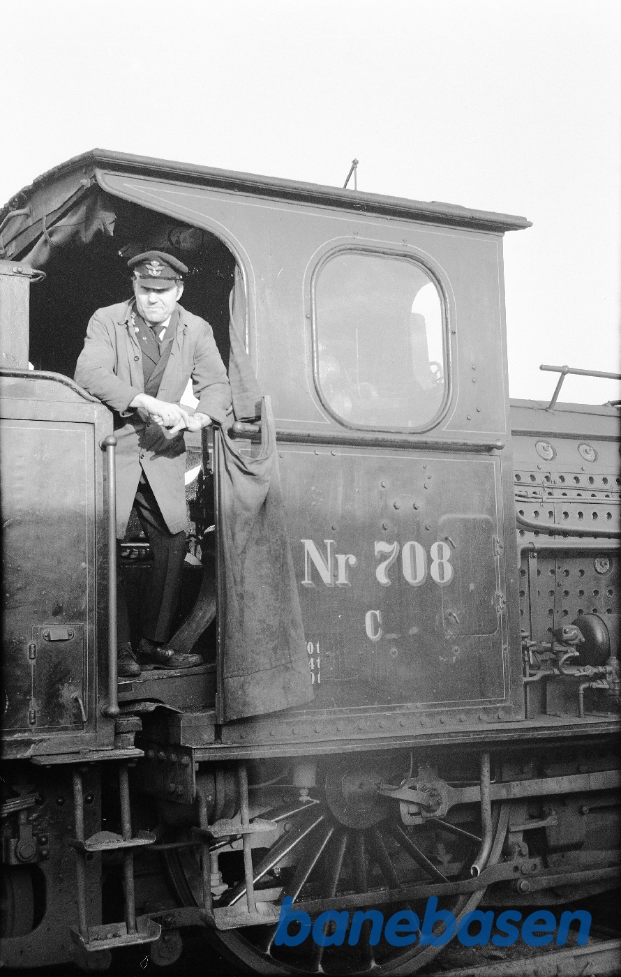 Lokofører på C 708 Lokofører på C 708