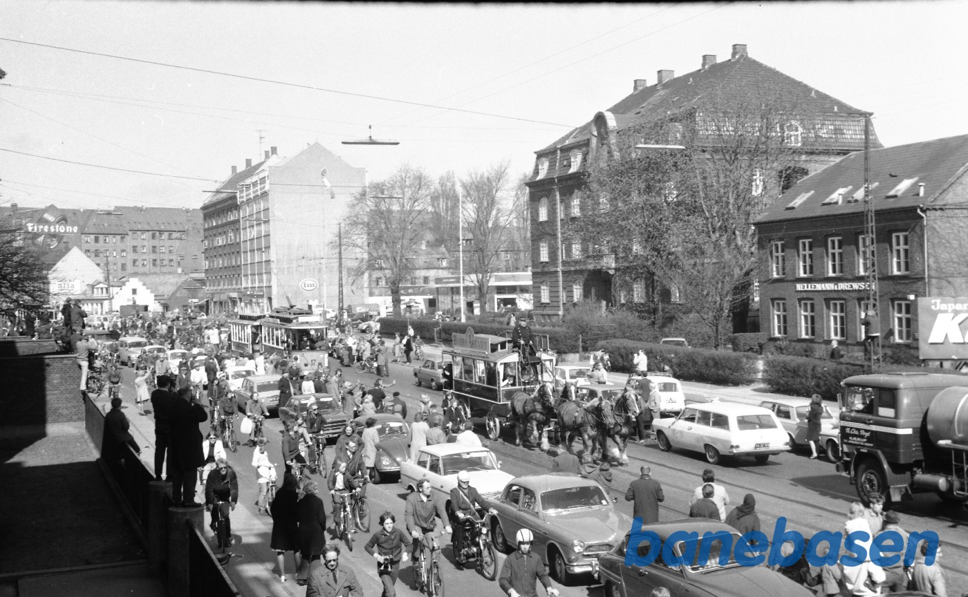 Sporvejskavalkade på Frederikssundsvej Sporvejskavalkade på Frederikssundsvej