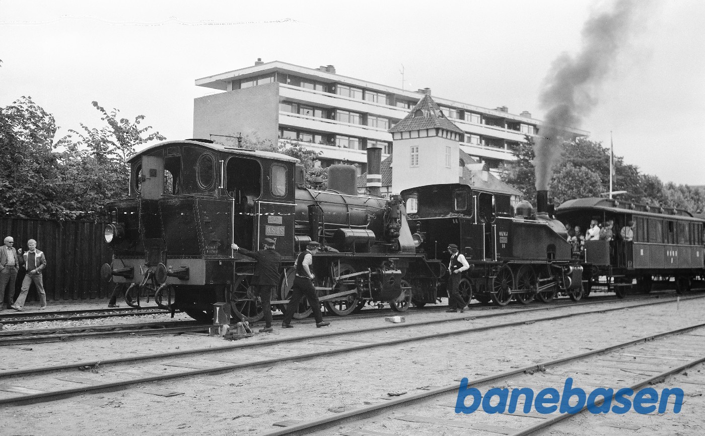 ØSJS nr. 7 + OKMJ nr. 14 med veterantog ØSJS nr. 7 + OKMJ nr. 14 med veterantog