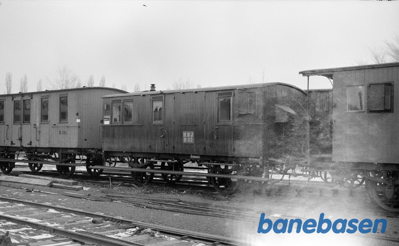 Post-og rejsegodsvogn HHJ D 32 Post-og rejsegodsvogn HHJ D 32