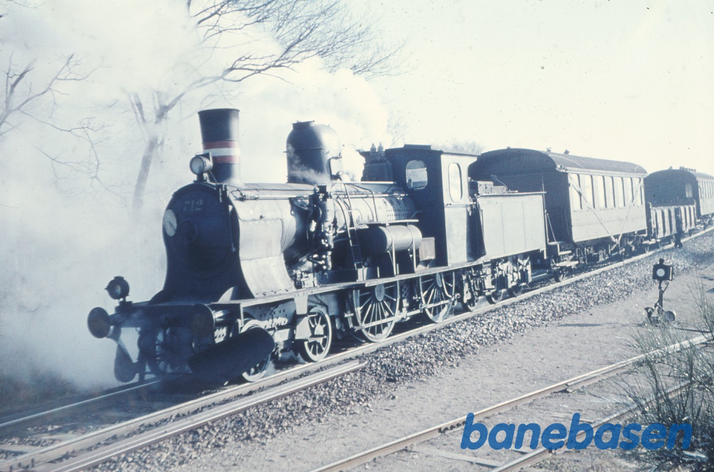 C 712 rangerer ved Avnsøgård sidespor C 712 rangerer ved Avnsøgård sidespor