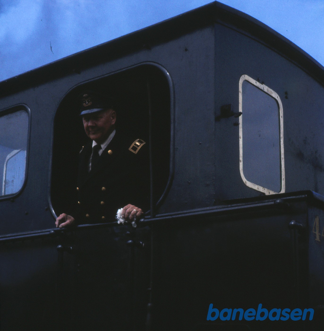 W.Dancker-Jensen som lokofører på F 441 W.Dancker-Jensen som lokofører på F 441