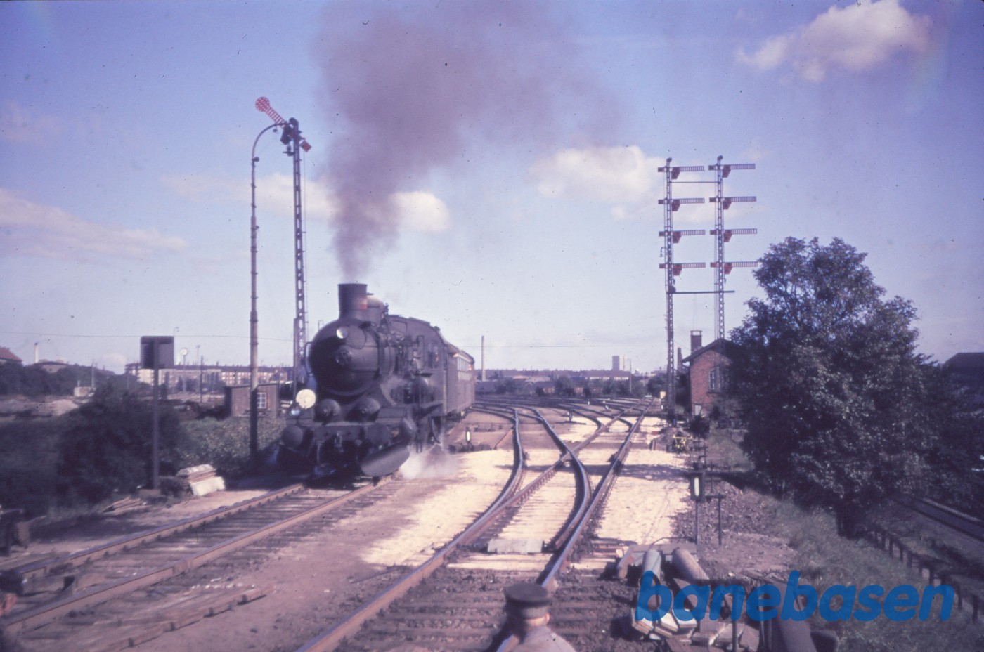 P 913 med prøvetog under udkørsel P 913 med prøvetog under udkørsel