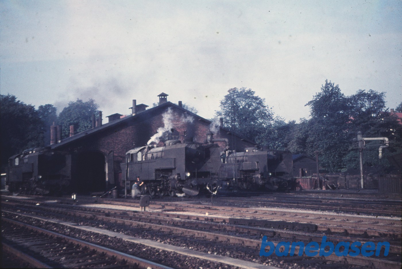 3 S-maskiner ved remisen 3 S-maskiner ved remisen