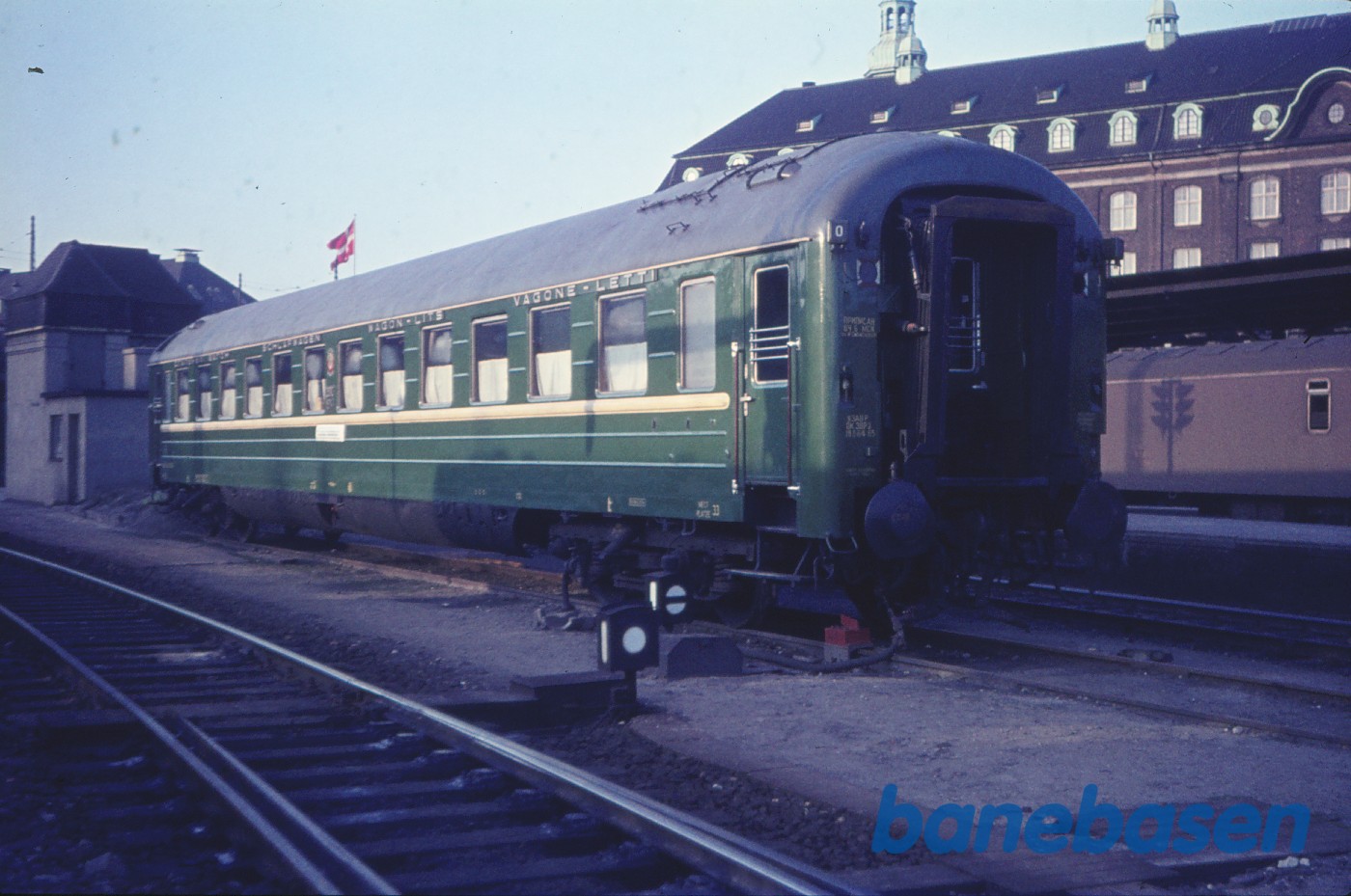 Den russiske sovevogn på København H Den russiske sovevogn på København H
