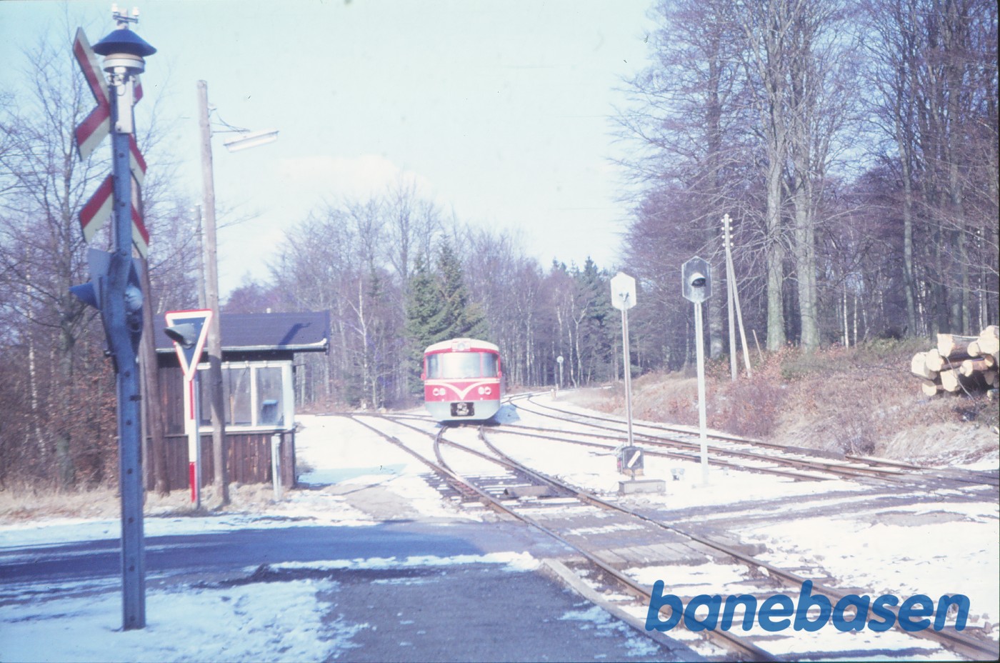 Y-tog under udkørsel Y-tog under udkørsel