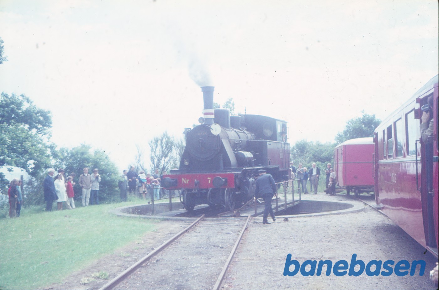 ØSJS nr. 7 på drejeskiven ØSJS nr. 7 på drejeskiven