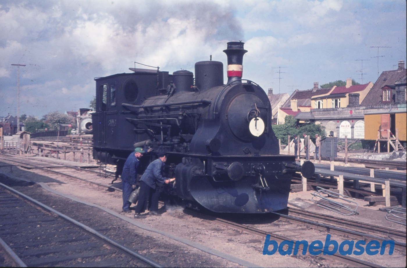 Damplokomotiv nr. 5, på vej til udlån til DJK Damplokomotiv nr. 5, på vej til udlån til DJK