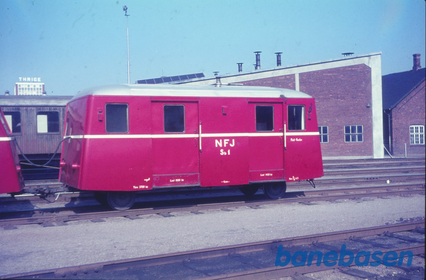 Skinnebus-post-og bagagevogn Skinnebus-post-og bagagevogn