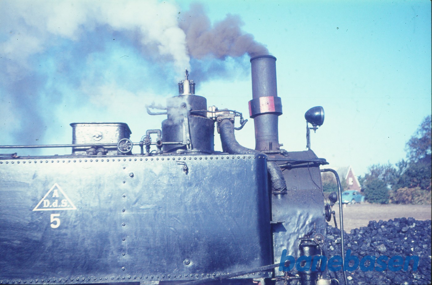 Damplokomotiv nr. 5, front Damplokomotiv nr. 5, front