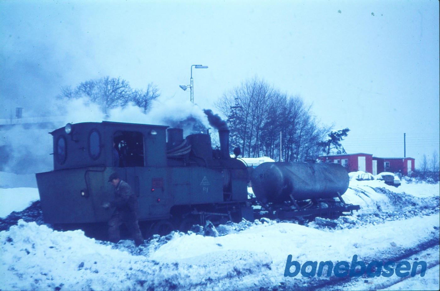 Damplomotiv B 1 + vandvogn B 1 Damplomotiv B 1 + vandvogn B 1