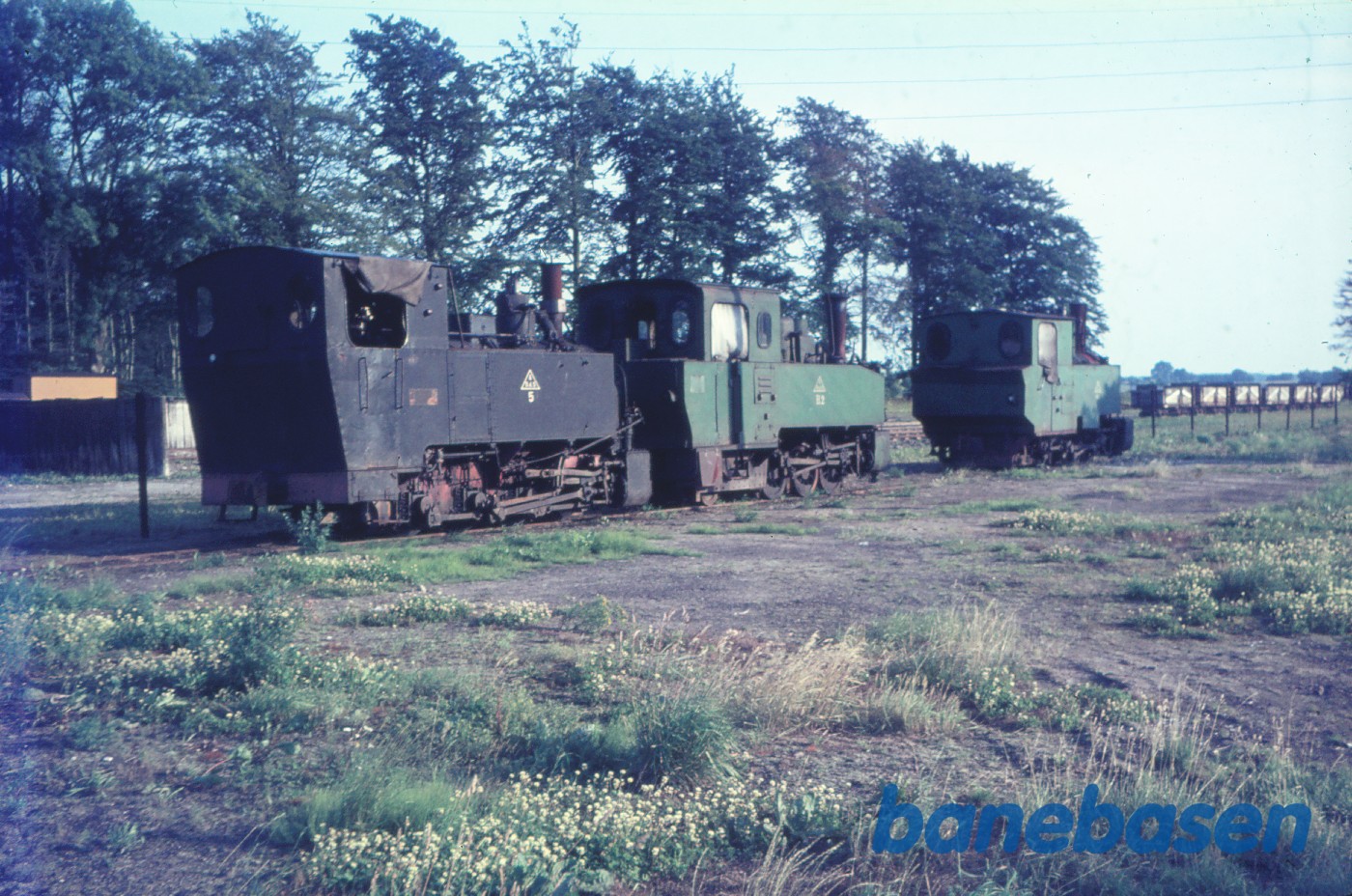 Damplokomotiver DdS-SS nr.5 + DdS-SS B 2 + DdS-SS B 4 Damplokomotiver DdS-SS nr.5 + DdS-SS B 2 + DdS-SS B 4