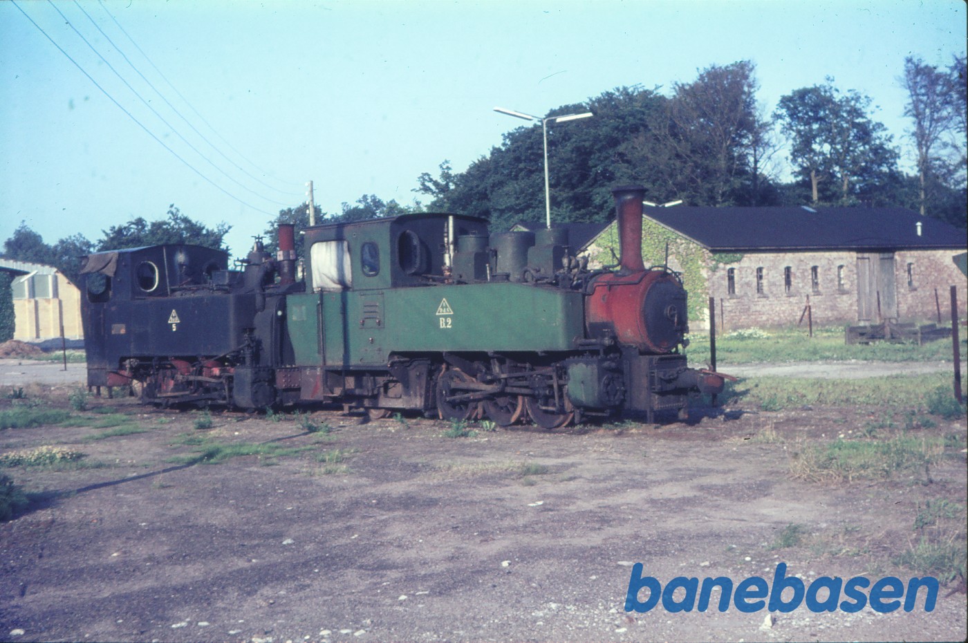 Damplokomotiv DdS-SS B 2 + DdS-SS nr. 5 Damplokomotiv DdS-SS B 2 + DdS-SS nr. 5