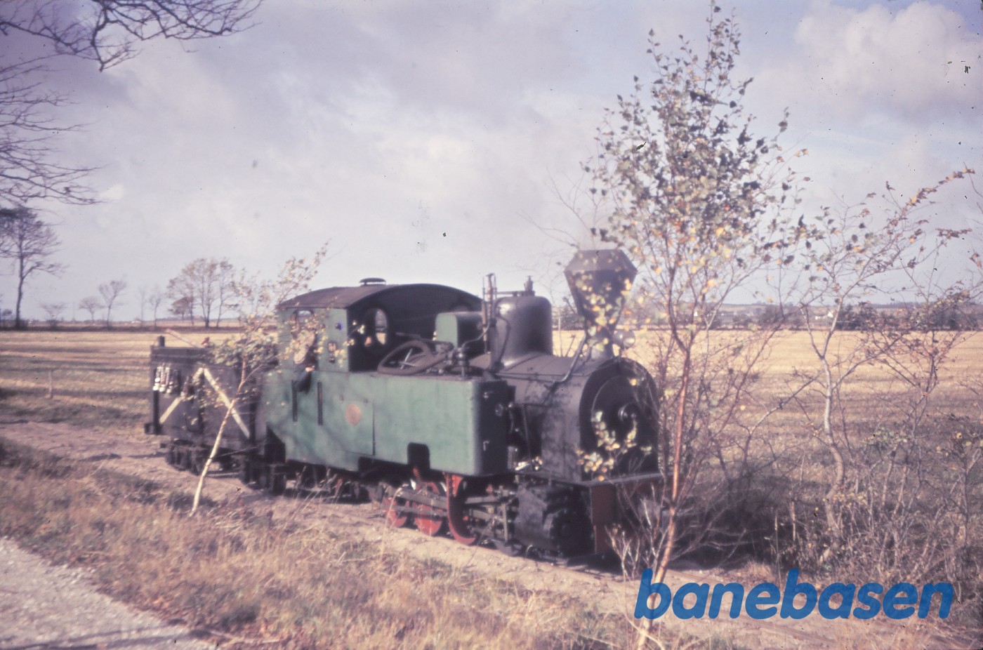 Damplokomotiv nr. 1 + vandvogn nr. 3 Damplokomotiv nr. 1 + vandvogn nr. 3