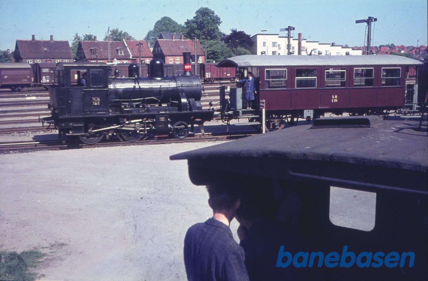 Damplokomotiv nr. 2 + LB C 21 (i anledning af byfest) Damplokomotiv nr. 2 + LB C 21 (i anledning af byfest)