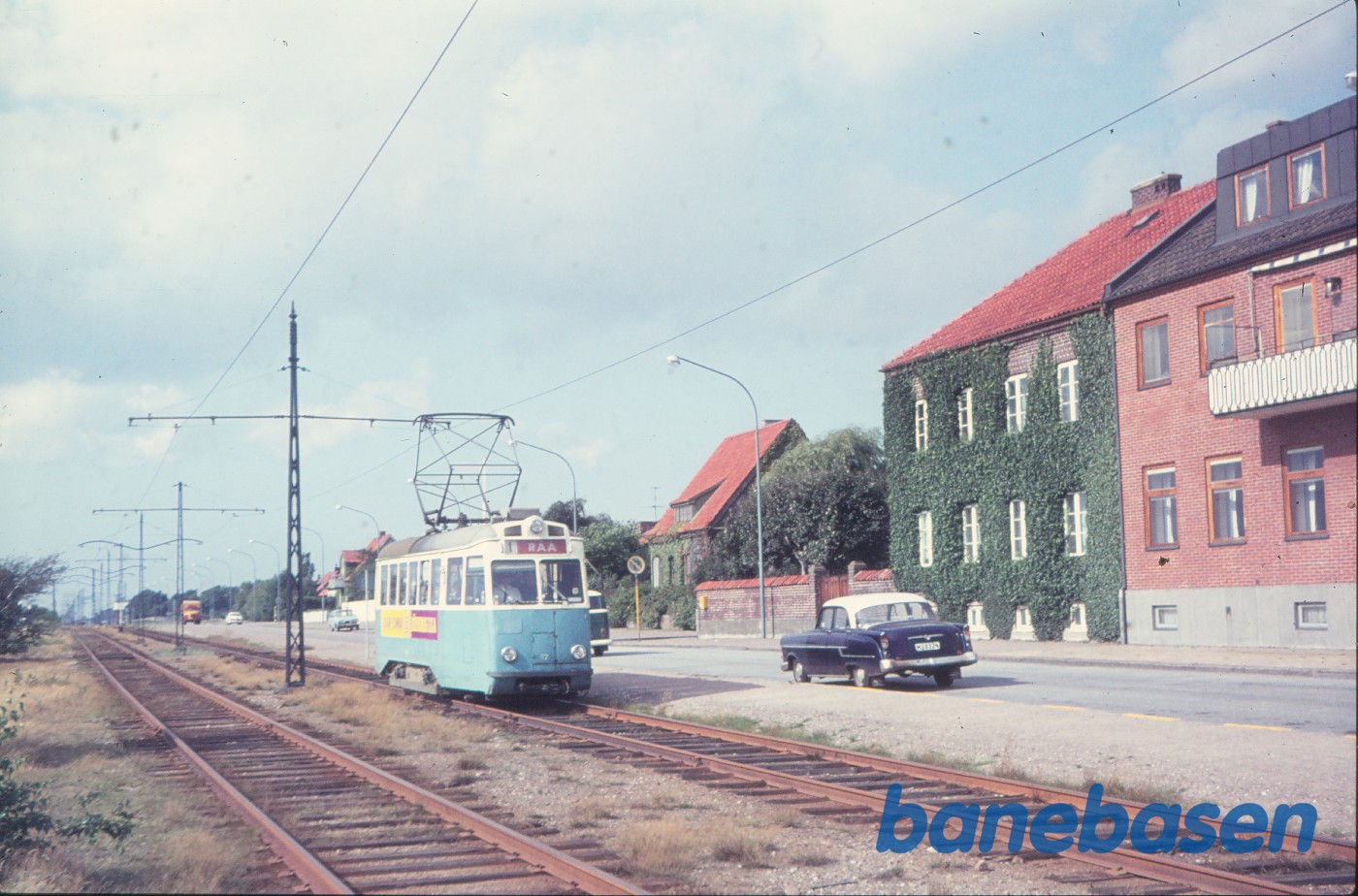 Motorvogn nr. 52 langs Kustgatan Motorvogn nr. 52 langs Kustgatan