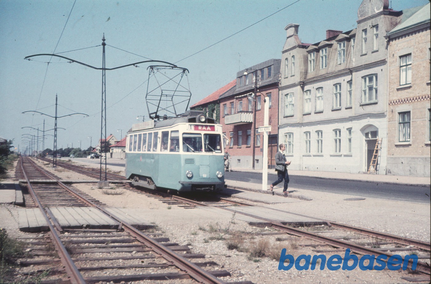 Motorvogn nr. 52 langs Kustgatan Motorvogn nr. 52 langs Kustgatan