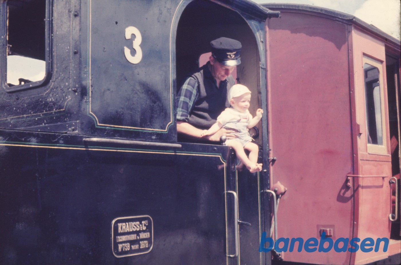 Svend Jørgensen og sønnen Tom på ØSJS nr. 3 Svend Jørgensen og sønnen Tom på ØSJS nr. 3