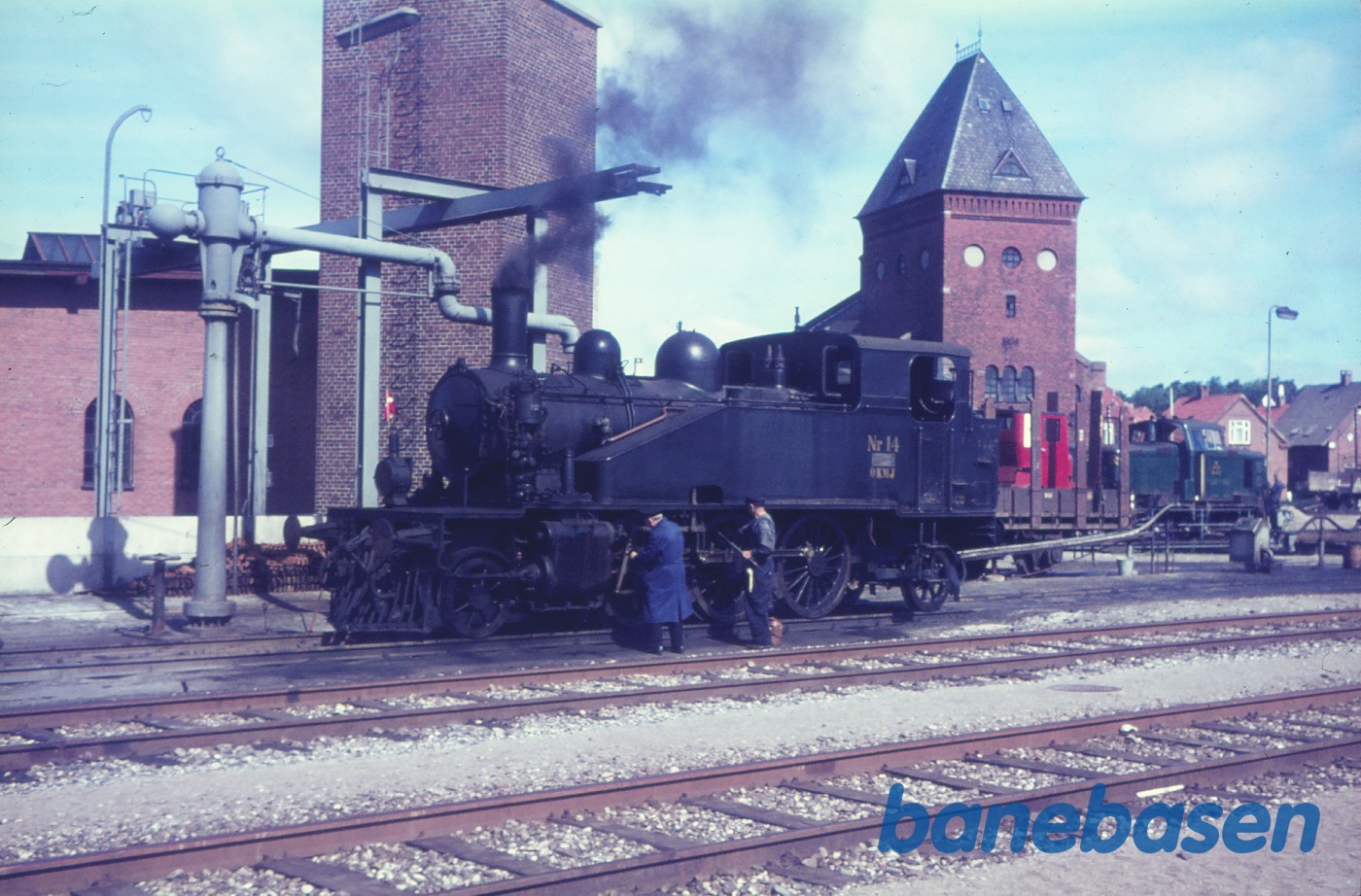 Opsmøring af OKMJ nr. 14 efter færgetur Opsmøring af OKMJ nr. 14 efter færgetur