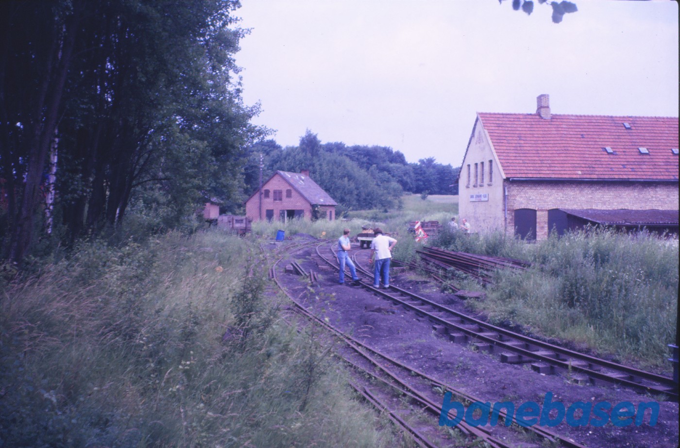 Spor ved remiseanlægget Spor ved remiseanlægget