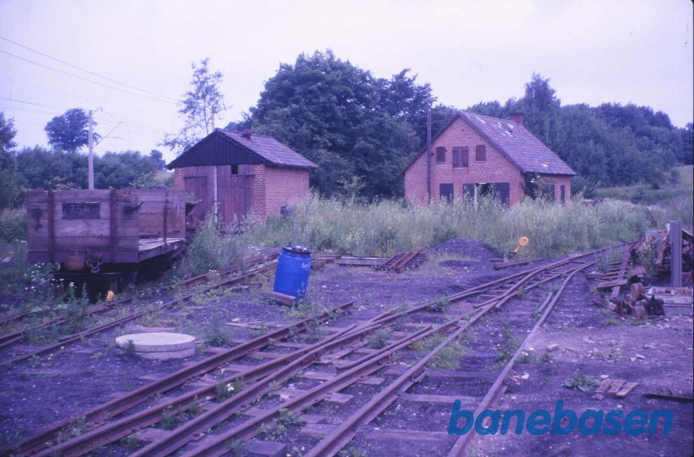 Spor ved remiseanlægget Spor ved remiseanlægget