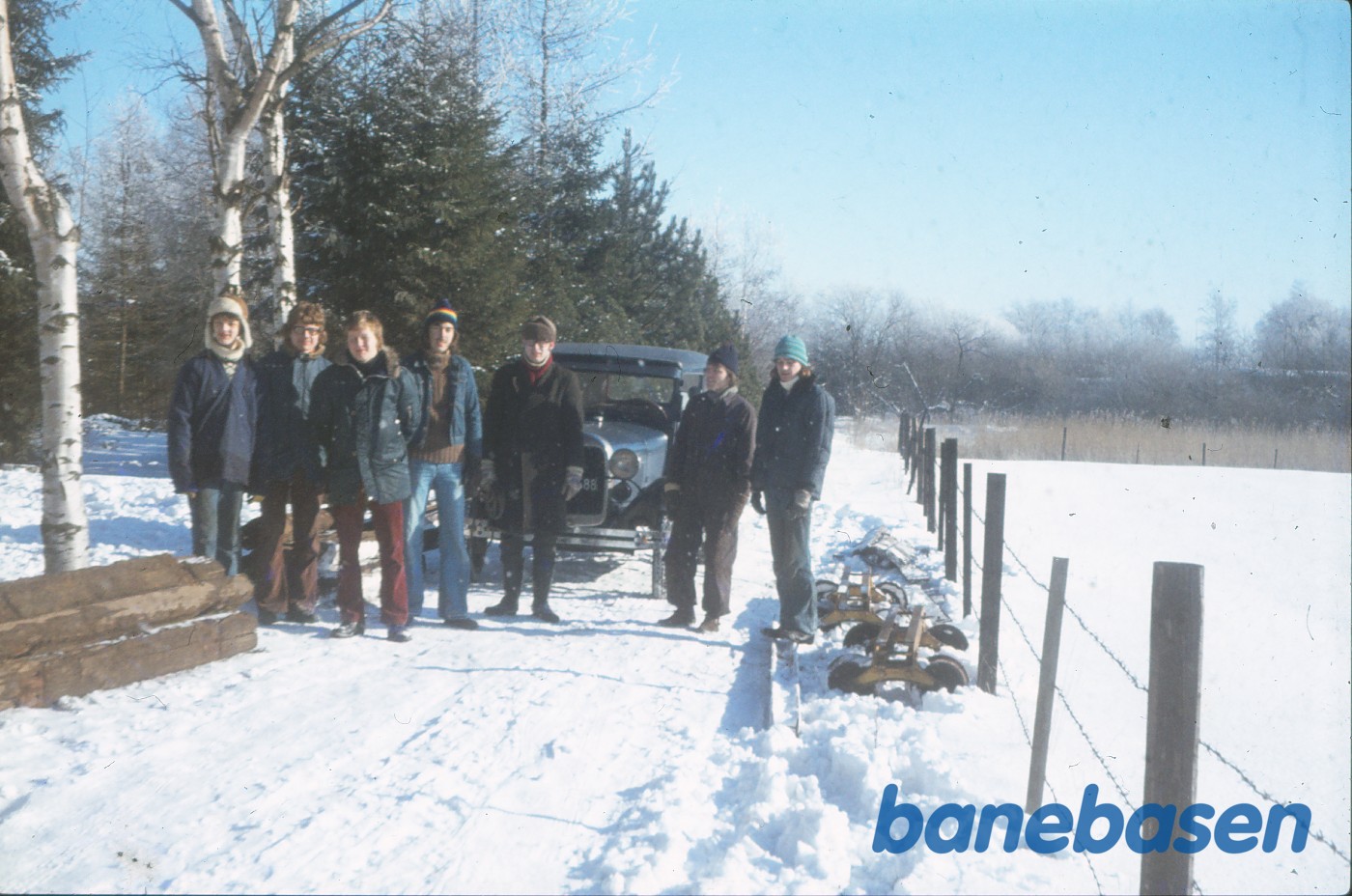 Arbejdsholdet ved bjergning af vognkasse GDS C 34 Arbejdsholdet ved bjergning af vognkasse GDS C 34