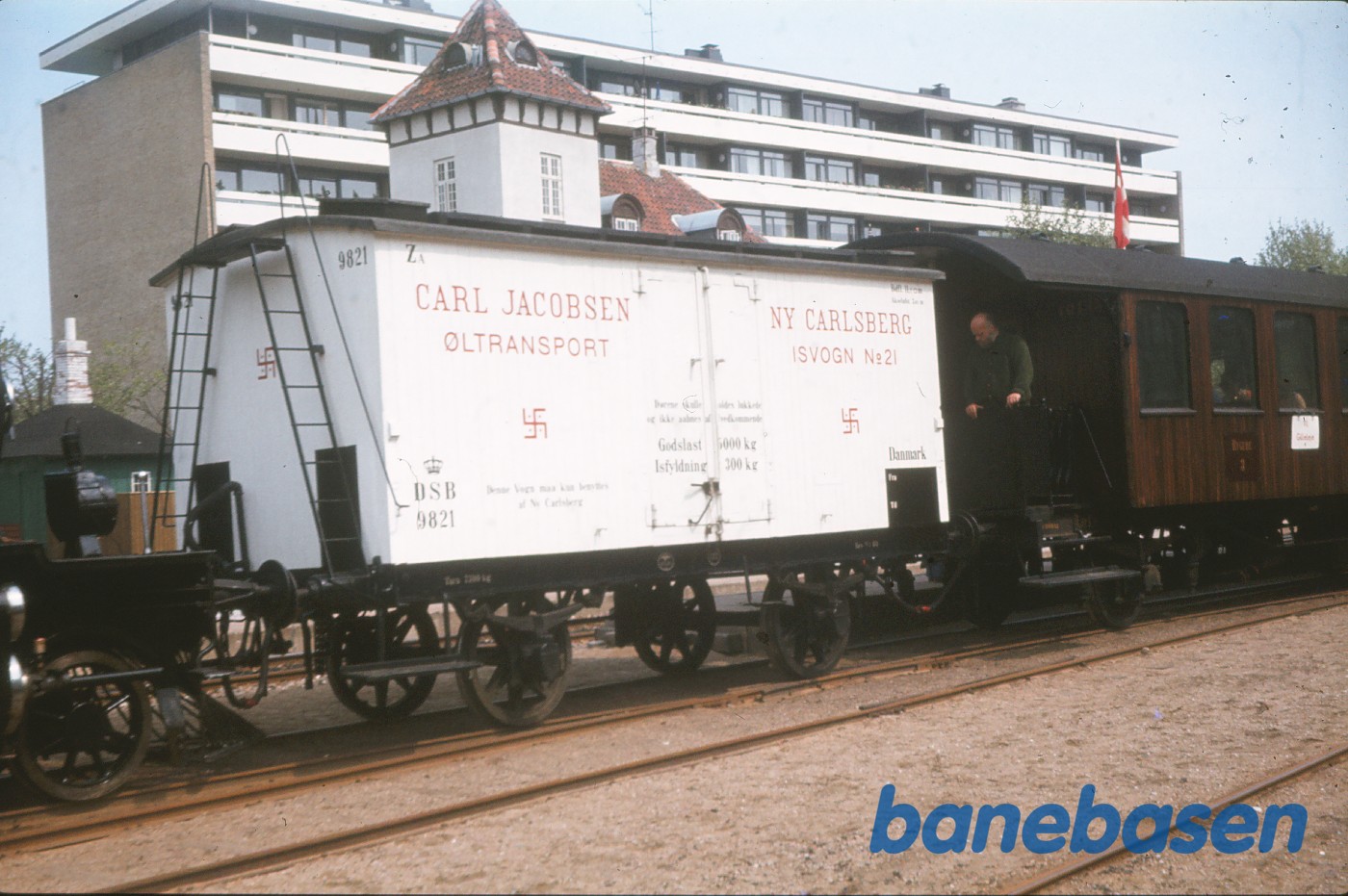 Lukket godsvogn DSB ZA 9821 "Ny Carlsberg" Lukket godsvogn DSB ZA 9821 "Ny Carlsberg"