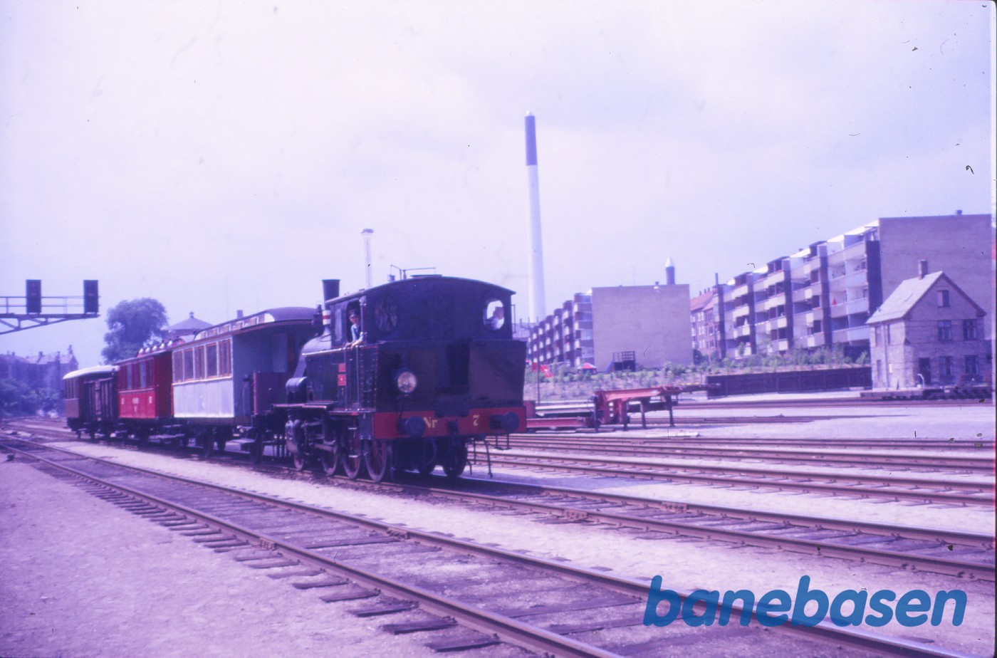 ØSJS nr. 7 med veteranvogne ØSJS nr. 7 med veteranvogne