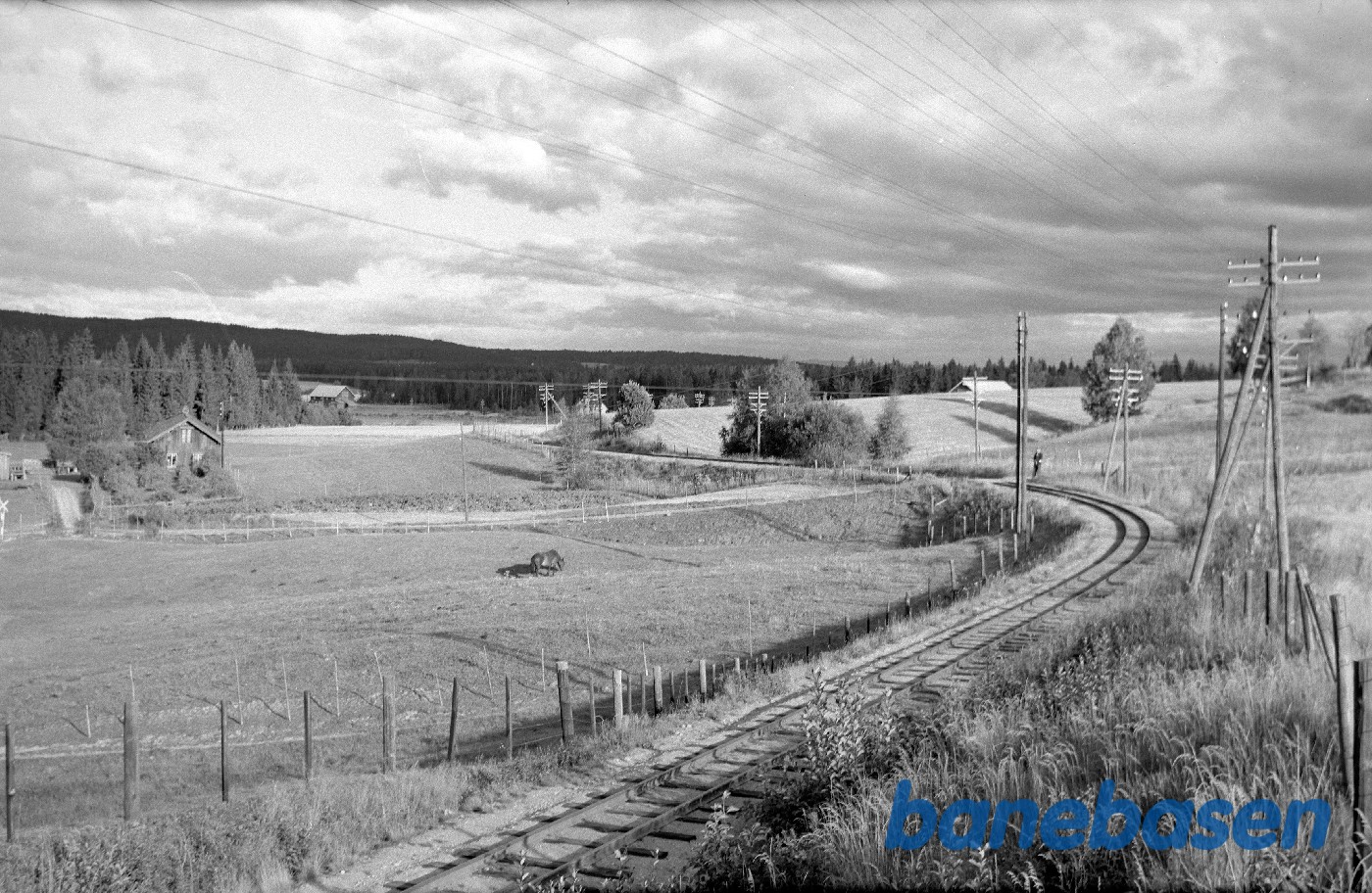 Udsigt over Harkerudbakken mellem Mork og Killingmo Udsigt over Harkerudbakken mellem Mork og Killingmo