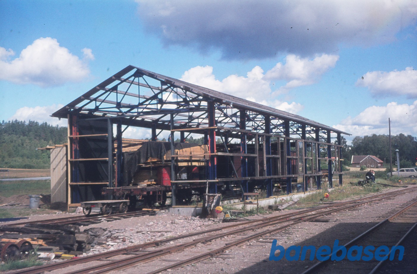 Vognhal under bygning Vognhal under bygning