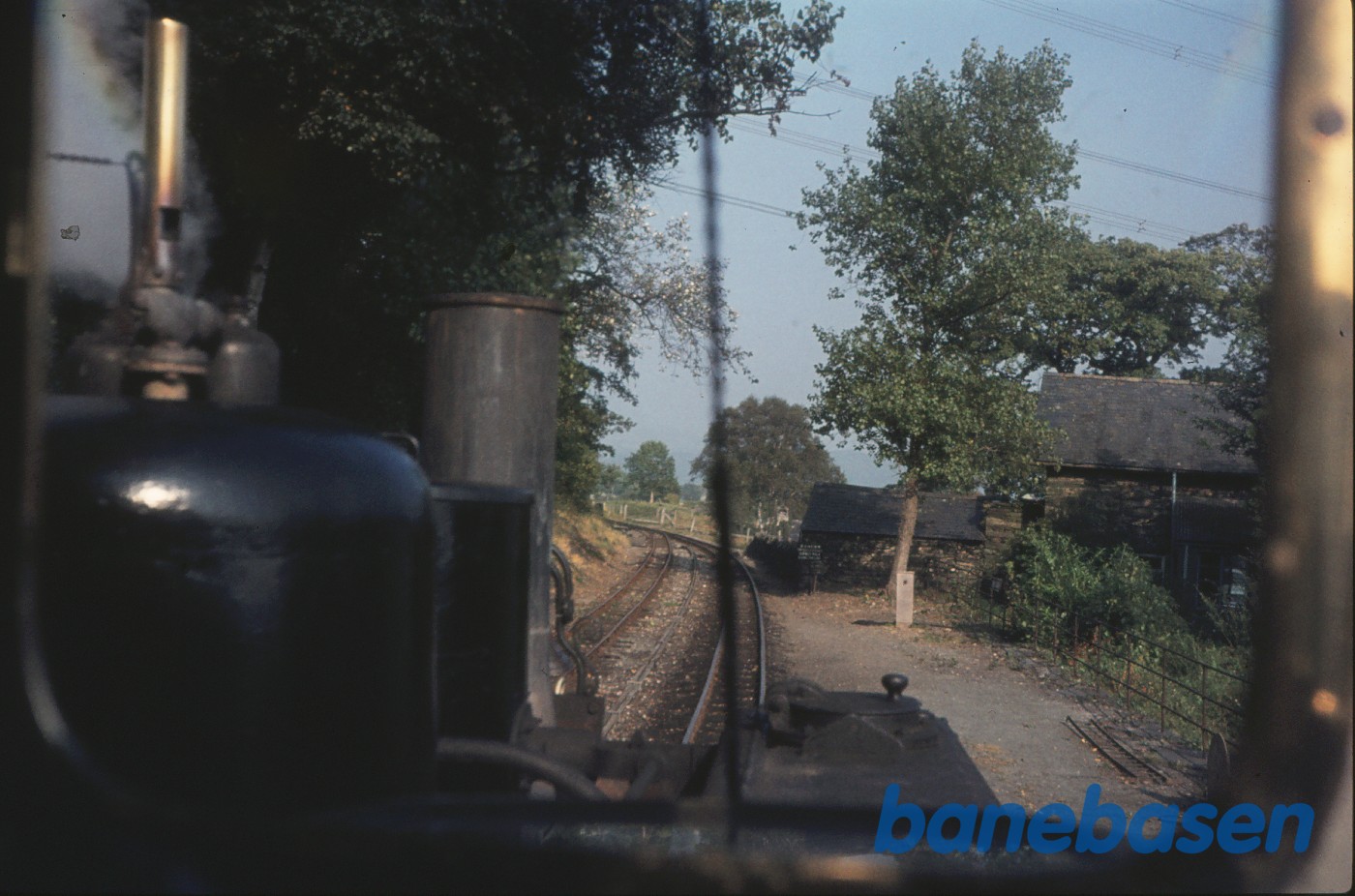 Vue fra lokomotivets førerplads Vue fra lokomotivets førerplads