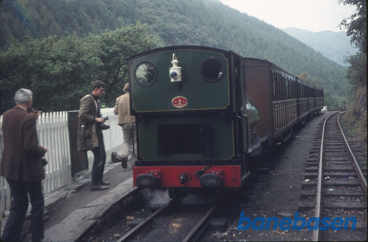 Damplokomotiv nr. 3 "SIR HAYDN" med persontog Damplokomotiv nr. 3 "SIR HAYDN" med persontog