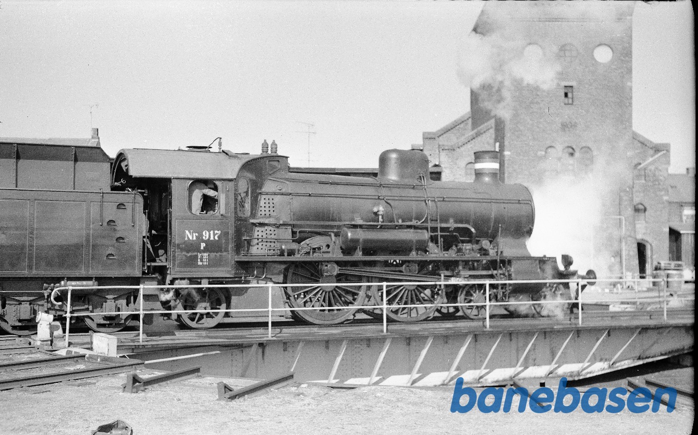 P 917 på drejeskiven P 917 på drejeskiven