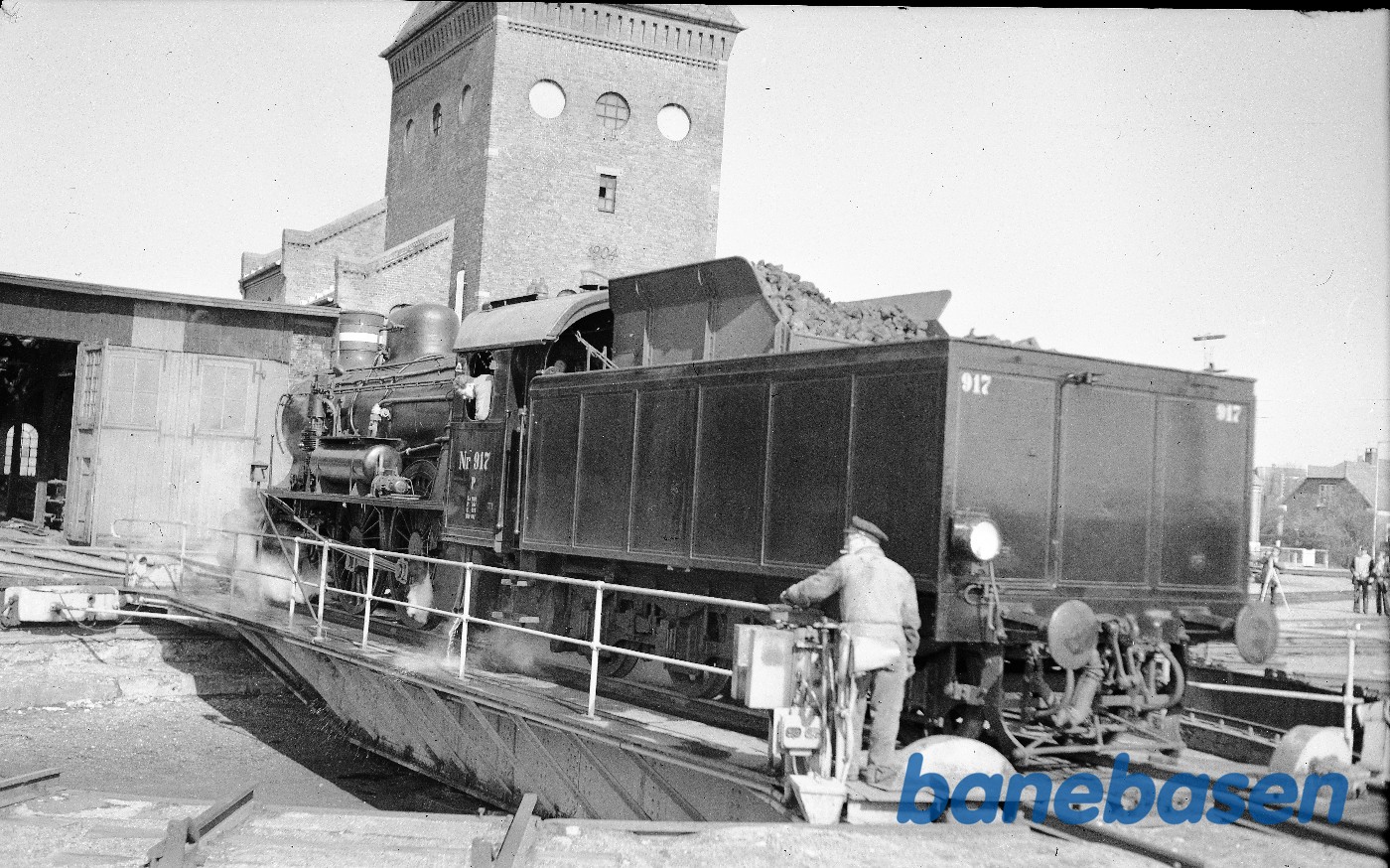 P 917 på drejeskiven P 917 på drejeskiven