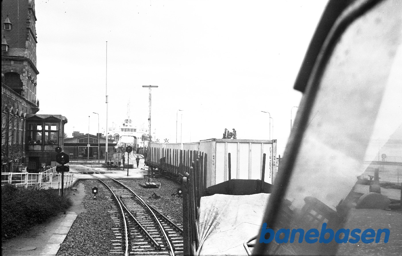 Vue fra MH under færgerangering Vue fra MH under færgerangering