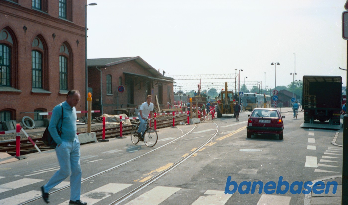 Sporarbejde på Jernbanevej Sporarbejde på Jernbanevej