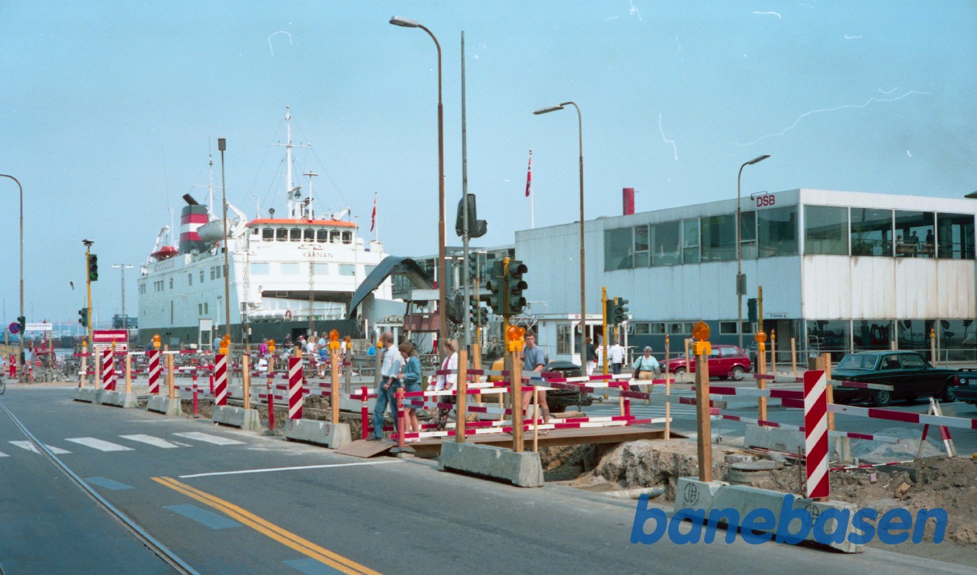 Færgeterminalen i havnegade med M/F "Kärnan" i lejet Færgeterminalen i havnegade med M/F "Kärnan" i lejet