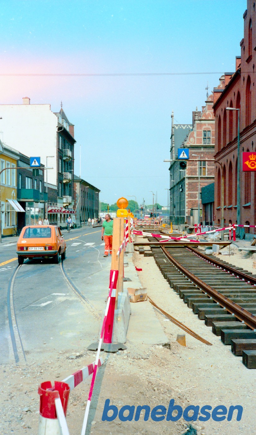 Sporarbejde på Jernbanevej Sporarbejde på Jernbanevej