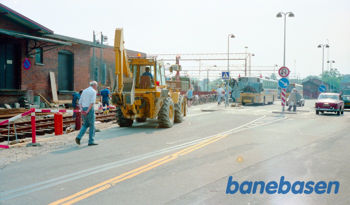 Sporarbejde på Jernbanevej Sporarbejde på Jernbanevej