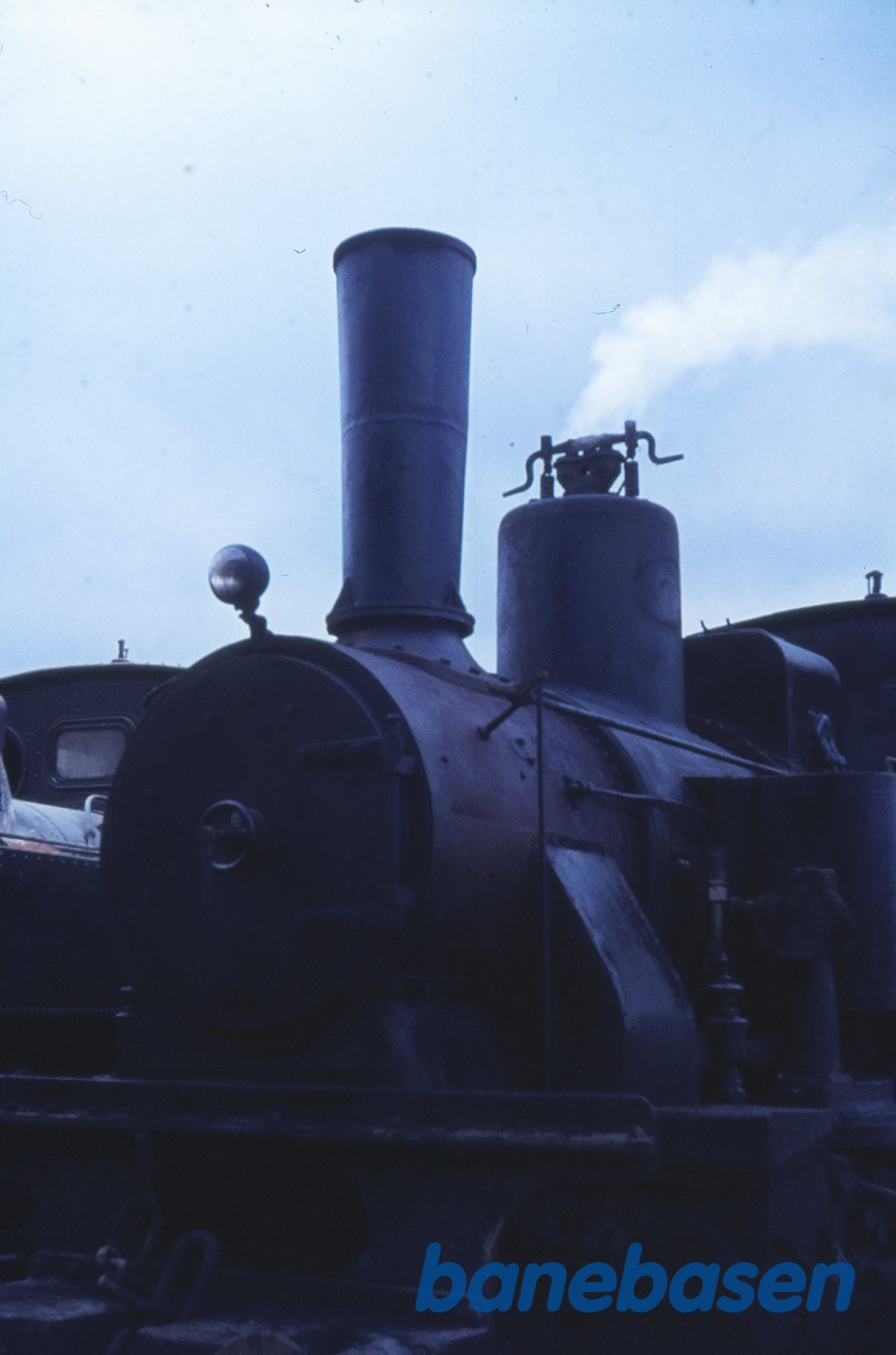 Front på damplokomotiv nr. IV Front på damplokomotiv nr. IV