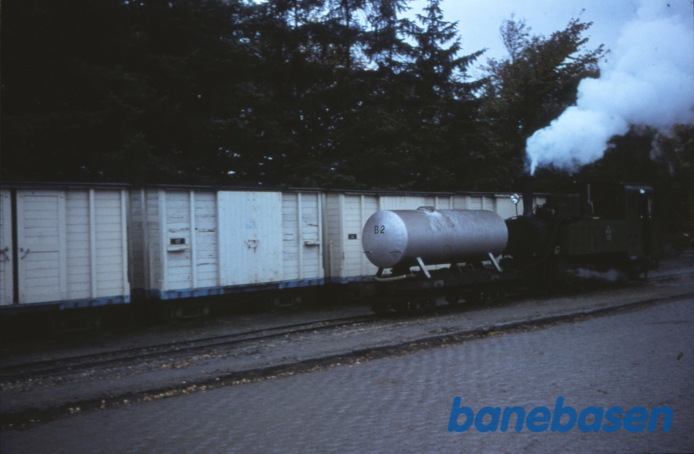 Damplokomotiv B 2 + vandvogn Damplokomotiv B 2 + vandvogn