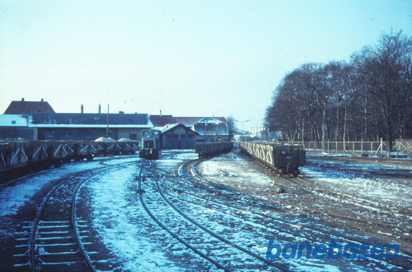 Sporterræn på fabriksområdet Sporterræn på fabriksområdet