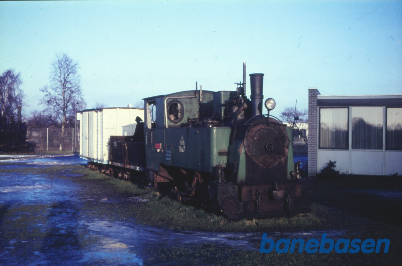 Damplokomotiv DdS-SS Da 7 + godsvogne Damplokomotiv DdS-SS Da 7 + godsvogne