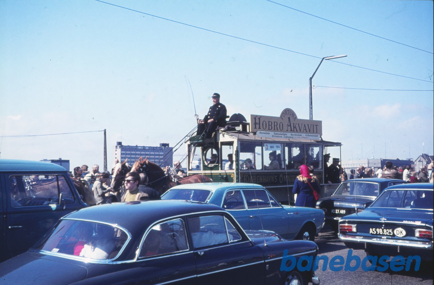 Sporvejskavalkade i anledning af sporvognsdriftens ophør Sporvejskavalkade i anledning af sporvognsdriftens ophør