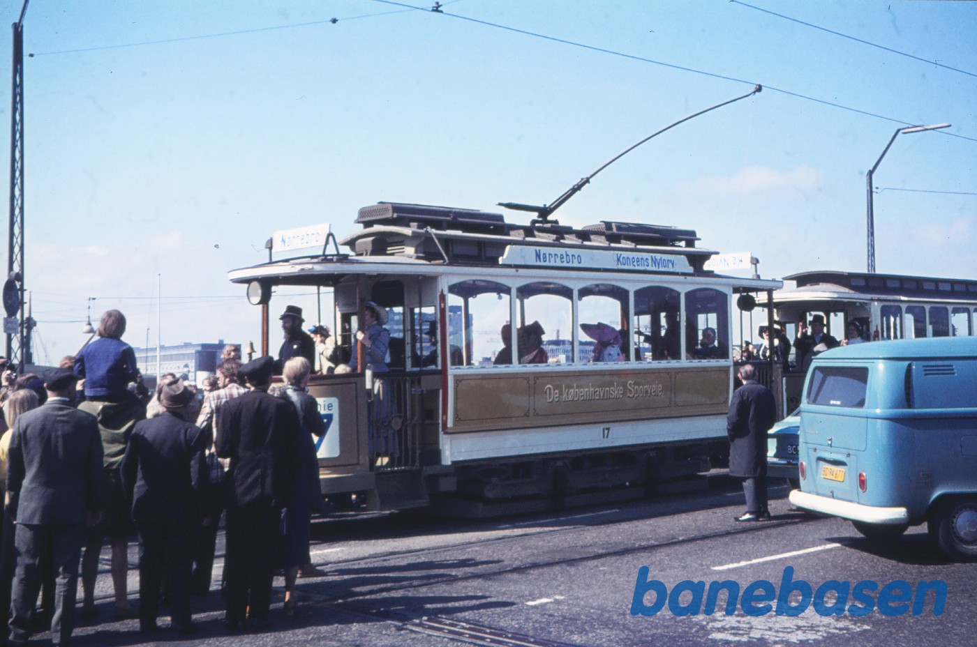 Sporvejskavalkade i anledning af sporvognsdriftens ophør Sporvejskavalkade i anledning af sporvognsdriftens ophør