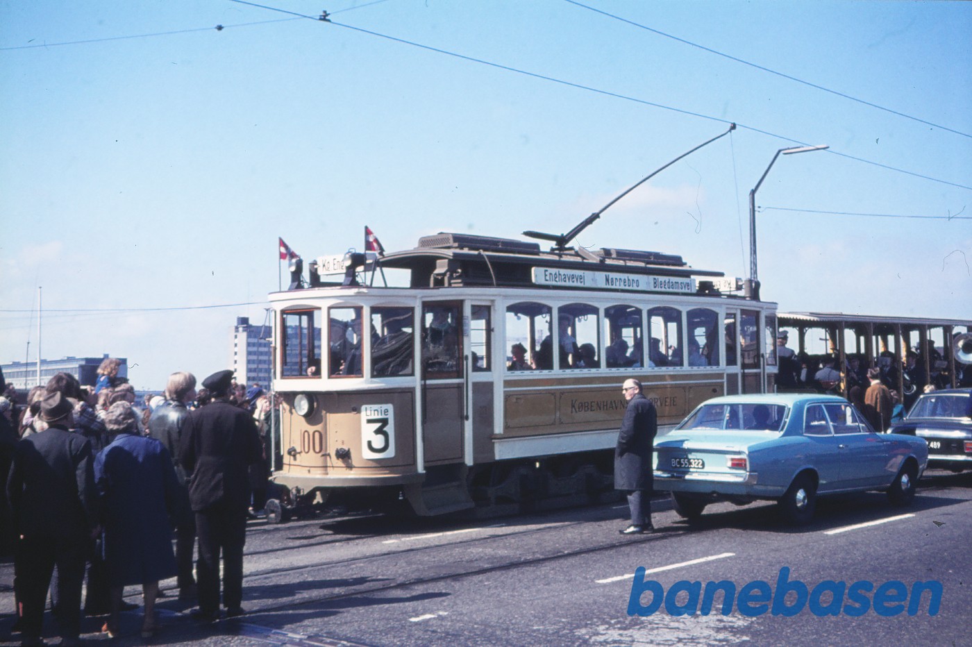 Sporvejskavalkade i anledning af sporvognsdriftens ophør Sporvejskavalkade i anledning af sporvognsdriftens ophør